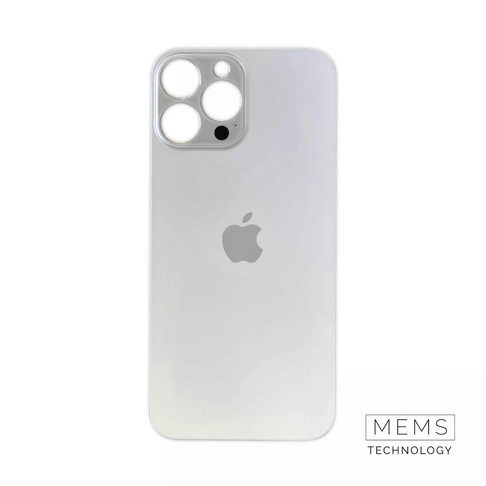 Заднее стекло Широкий вырез iPhone 13 Pro Max (Silver)