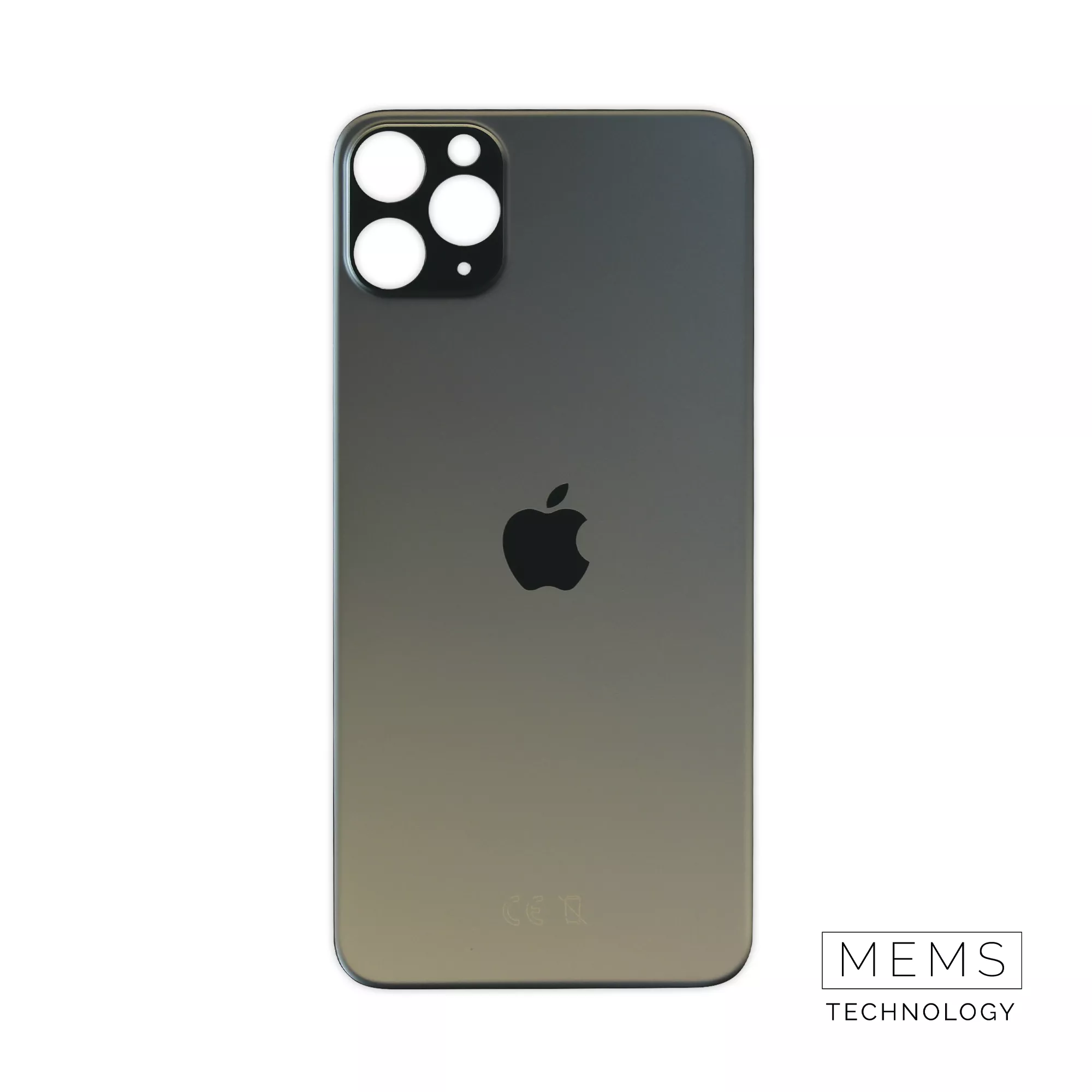 Заднее стекло Широкий вырез iPhone 11 Pro Max (Dark Green)